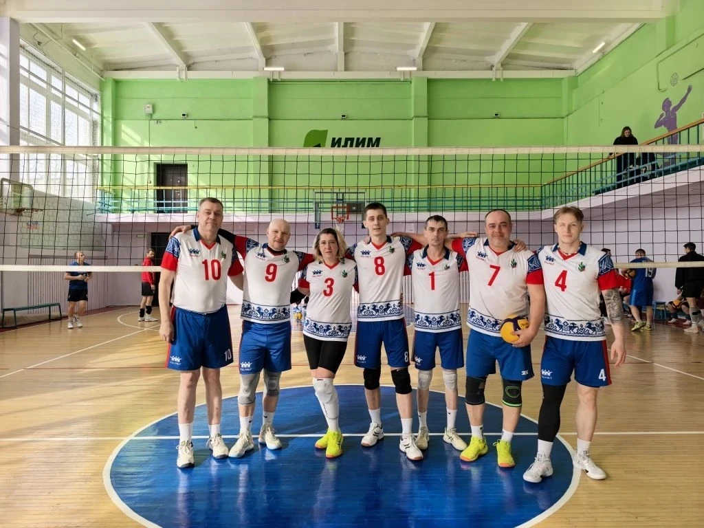 Заключительные игры волейбольного турнира.
